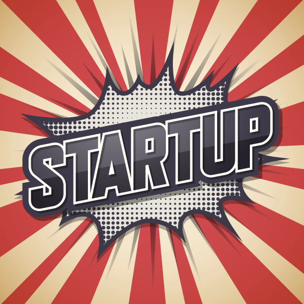 创业，复古海报，矢量插图图片下载