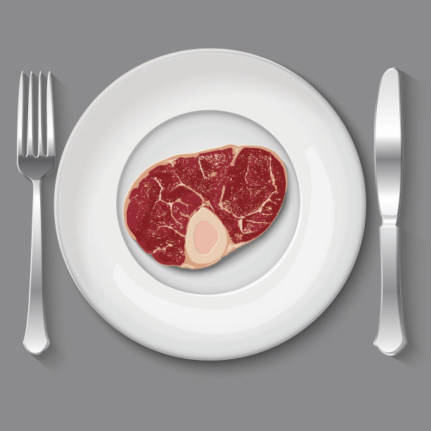 新鲜的向量肉图片下载