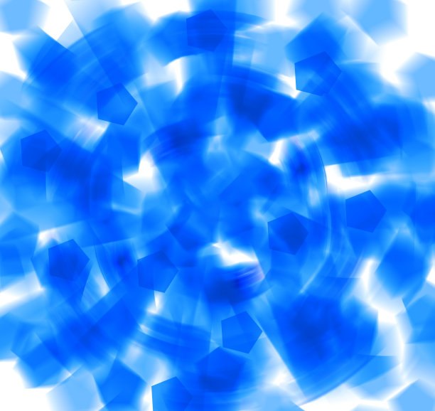 蓝色形状抽象爆炸背景图片下载