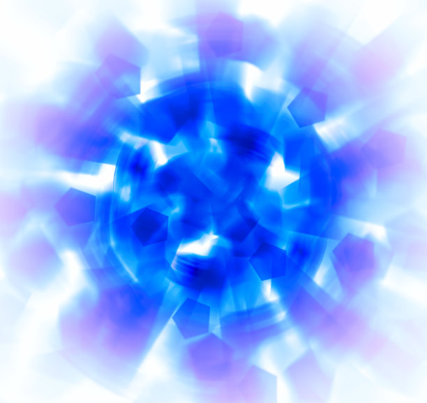 蓝色和粉红色的形状抽象爆炸背景图片下载