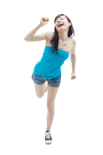 小女孩跑图片下载