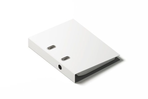 空白白圈活页夹设计模型，3d渲染图片下载