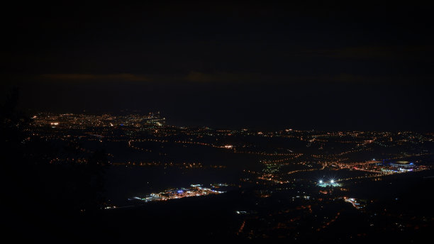 夜晚的美丽城市图片下载