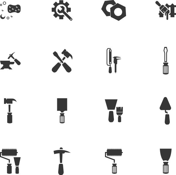 工作工具图标集图片下载