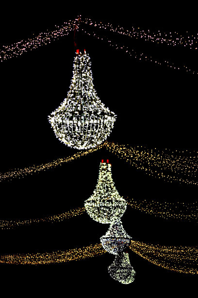 夜晚的街灯图片下载