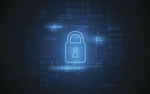 摘要挂锁数字技术安全防护概念背景图片下载