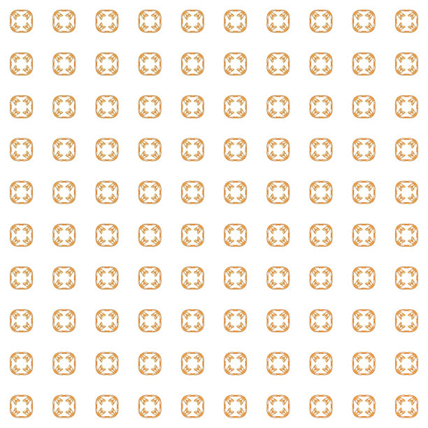 纹理与橙色渲染抽象分形图案图片下载