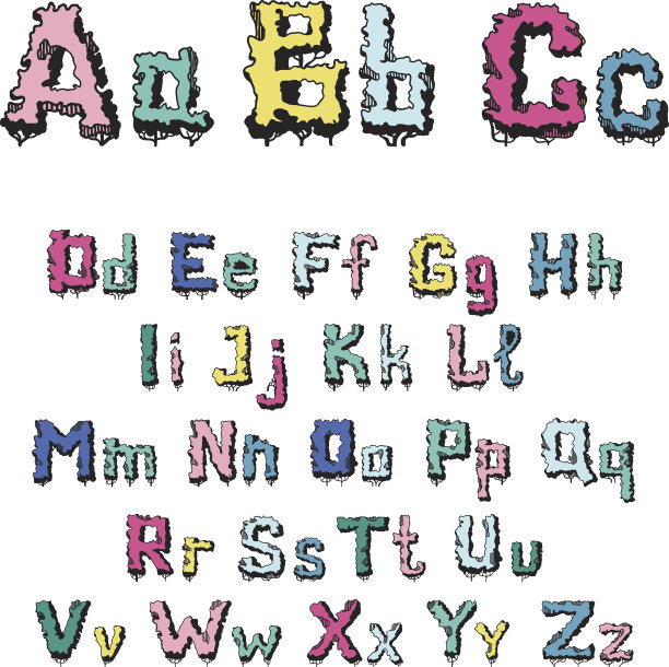 说明树字母表图片下载