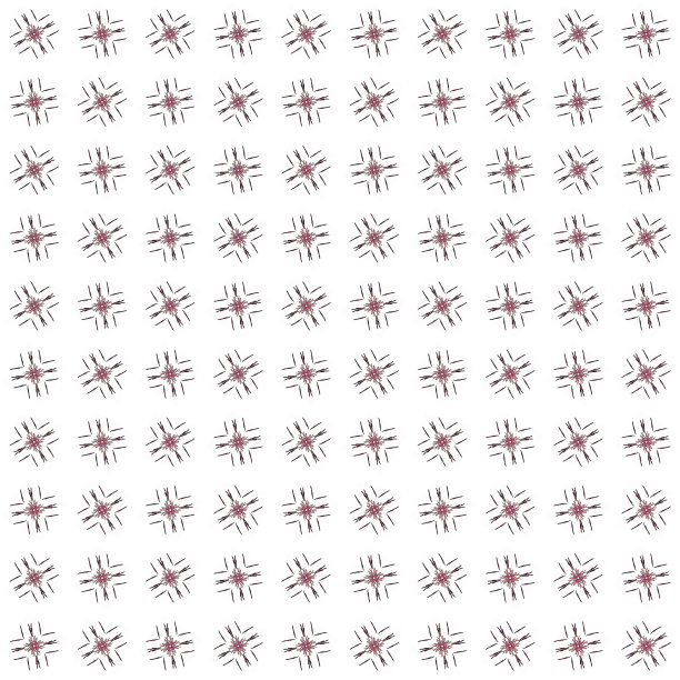 纹理与栗色渲染抽象分形图案图片下载