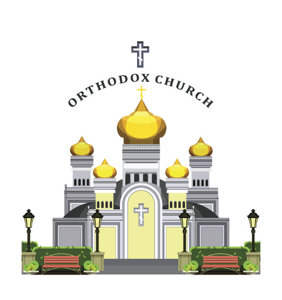 向量东正教图片下载