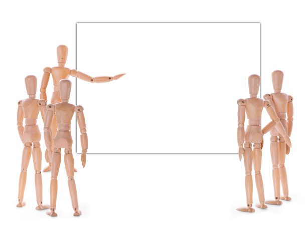 木制字符会议图片下载