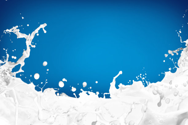 鲜奶喷溅背景图片下载