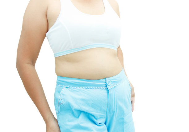 胖女人的腹部图片下载