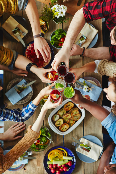 节日祝酒素材图片