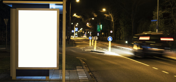 户外广告牌亭图片下载