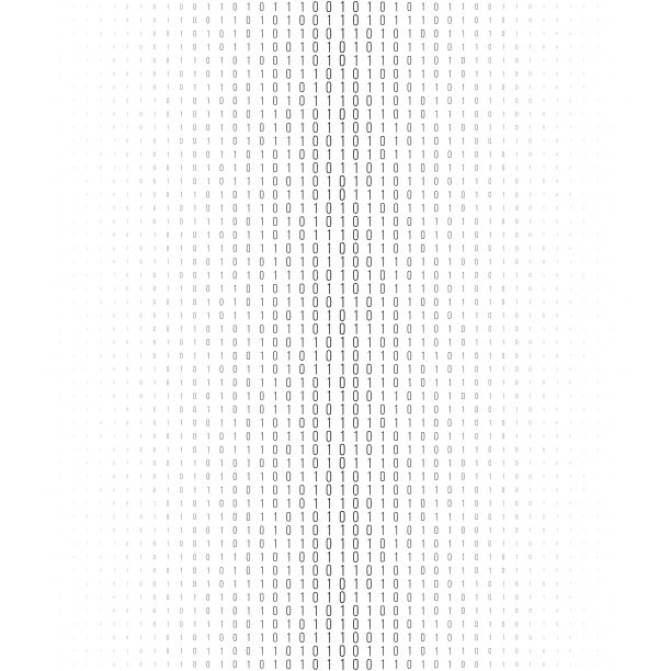 二进制代码黑白背景图片下载