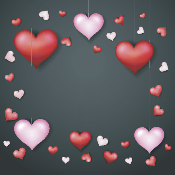 情人节快乐，红心图片下载