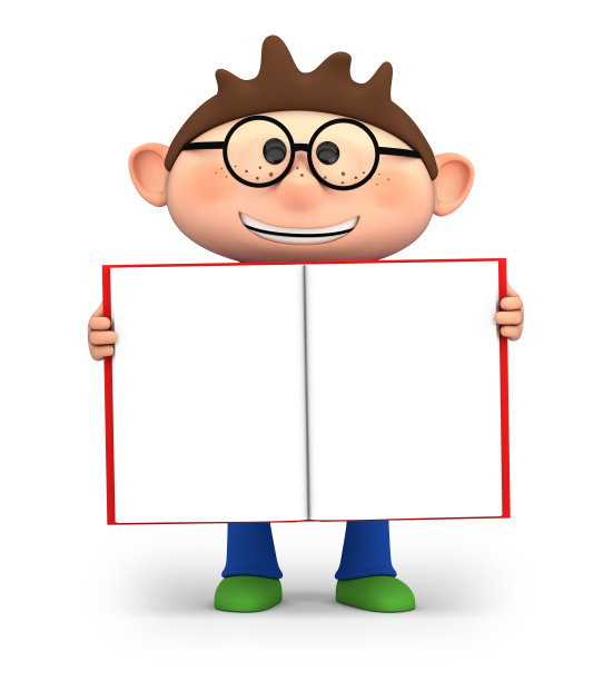 打开书本的男孩图片下载