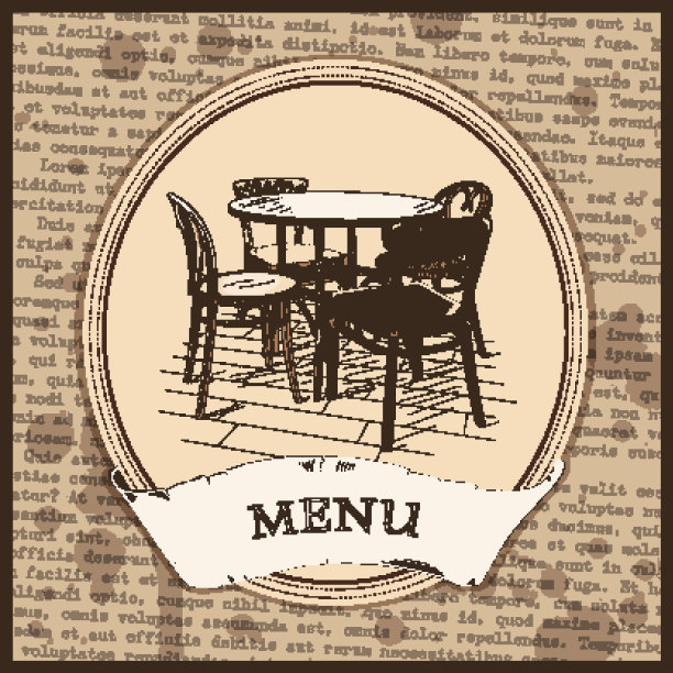 餐厅菜单封面设计图片下载