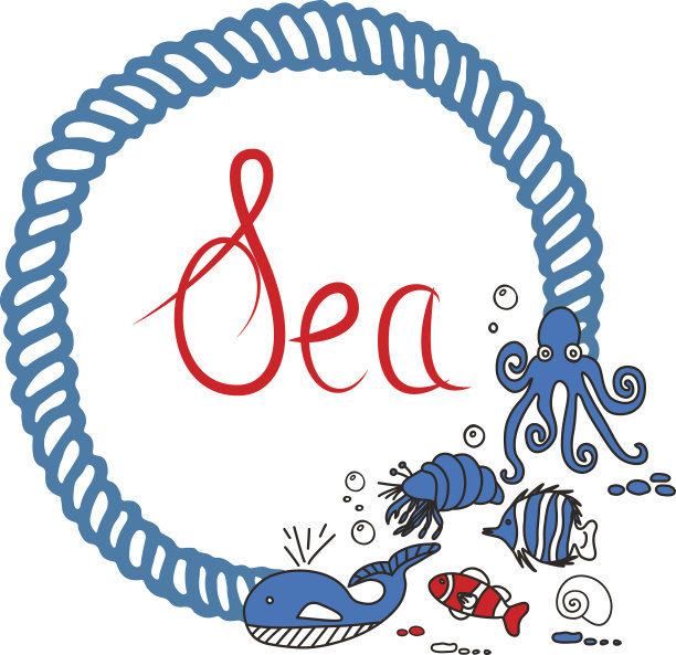 航海涂鸦框架图片下载