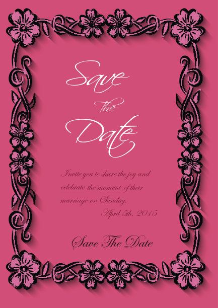 矢量漂浮物框架剪影邀请和照片。图片下载