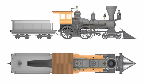 旧蒸汽隔离白色图片下载