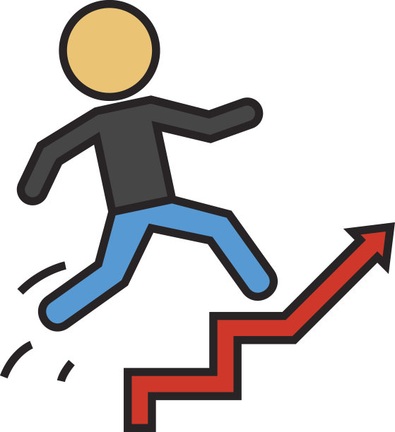 职业阶梯线图标图片下载