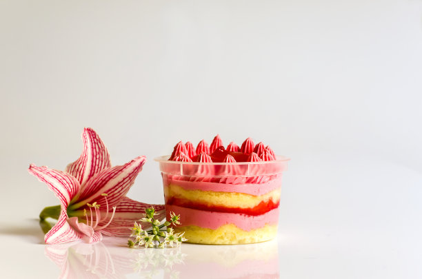 草莓蛋糕图片下载