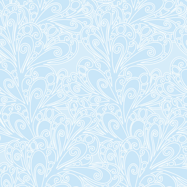 无缝的花卉图案。素材图片