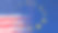 美国与欧盟关系概念-合并旗帜图片下载