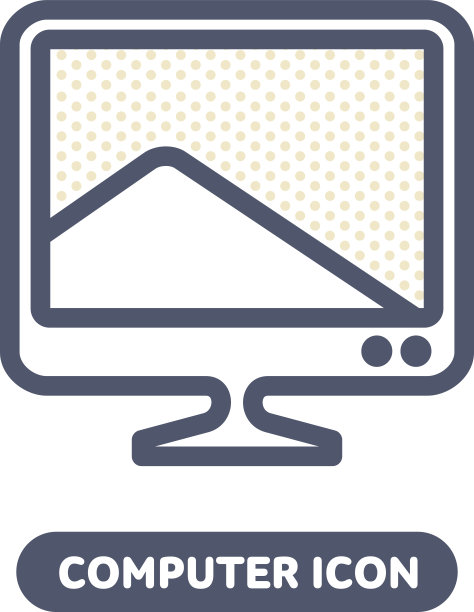 计算机矢量图标在线型图片下载