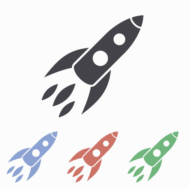 宇宙飞船矢量图标图片下载