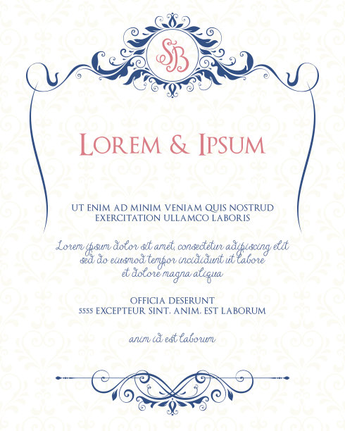 字母组合页面设计图片下载