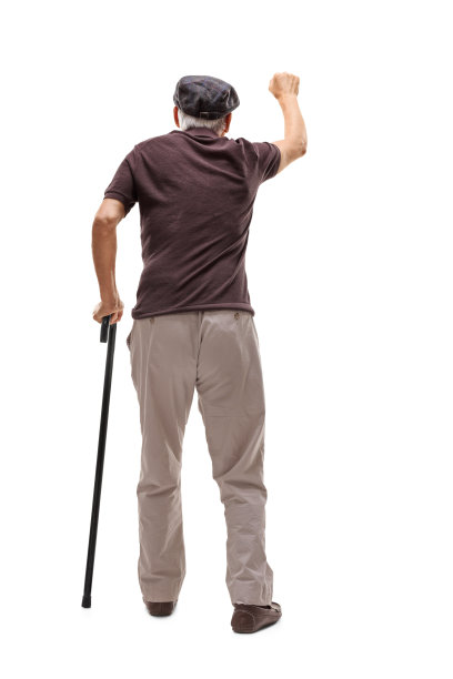 一个老人在敲门图片下载