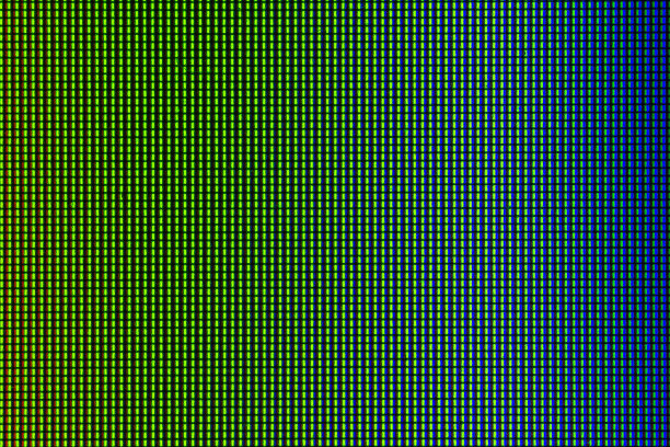 特写led二极管从led电视和led显示器屏幕。图片下载