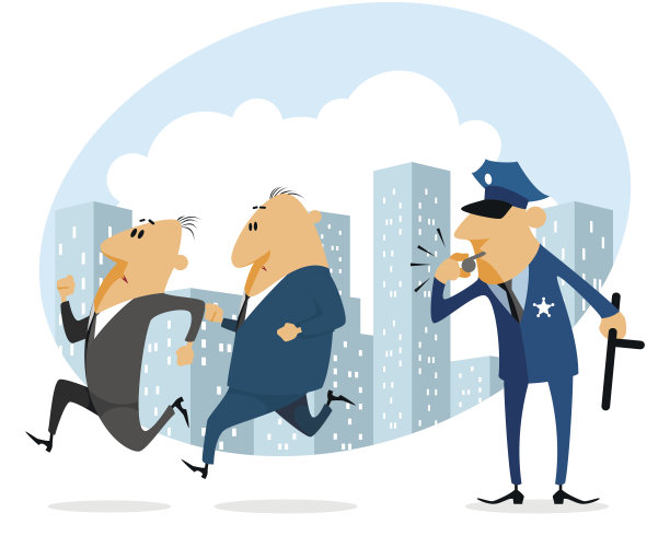 两个商人跑图片下载