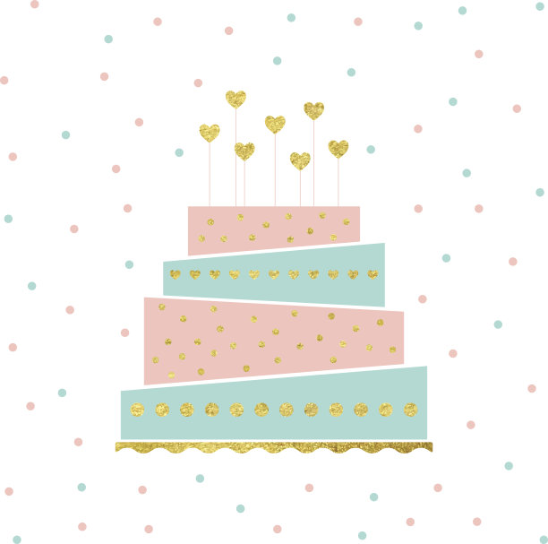 生日蛋糕卡图片下载