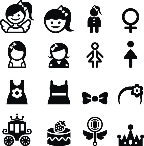 女孩图标合集图片下载