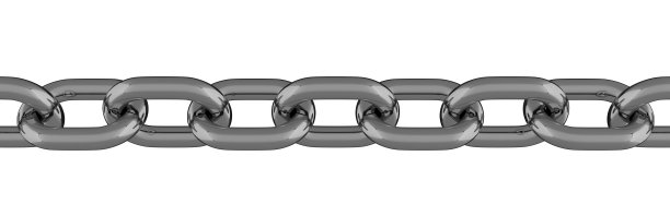 金属链线隔离3D图片下载