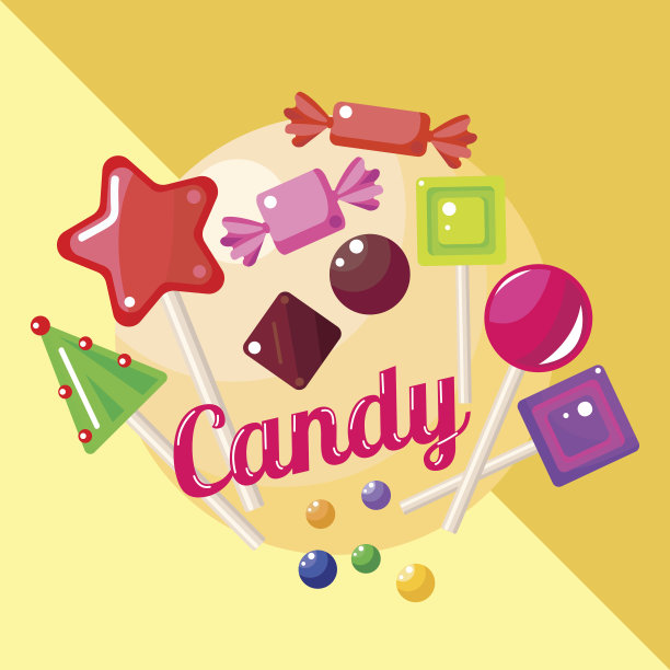 糖果和棒棒糖图片下载
