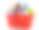 购物篮与身体护理和美容产品的白色图片下载