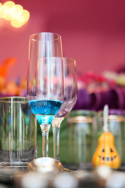 万圣节派对和香槟图片下载