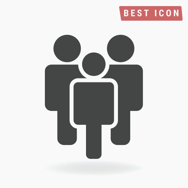 人物图标矢量，人物图标EPS10图片下载