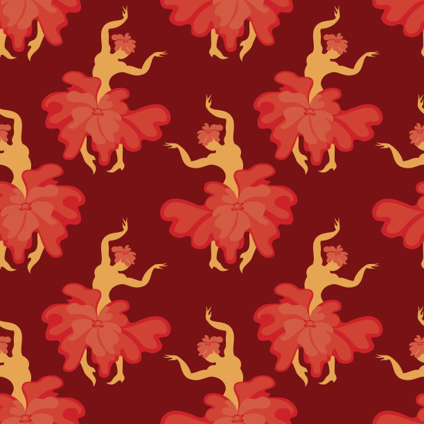 弗拉门戈舞蹈模式图片下载