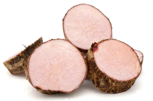 孤立在白色背景上的芋头图片下载