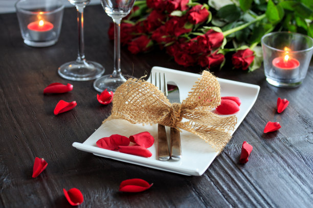 烛光晚餐素材图片