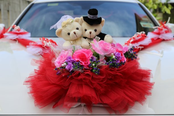 婚礼的车图片下载