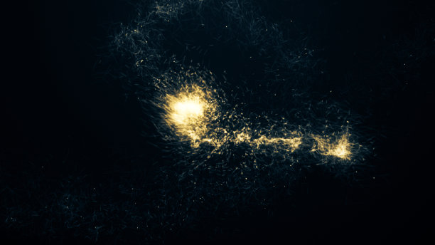 闪烁的星星带着闪闪的轨迹图片下载