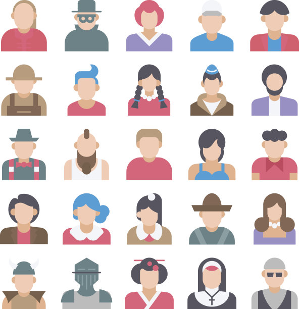 化身矢量图标3图片下载