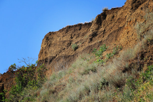 陡峭的悬崖。图片下载